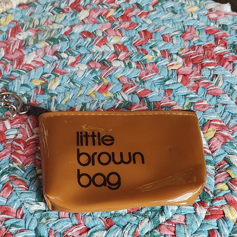 Little Brown Bag Keychain Pouch
